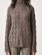 Tommy Hilfiger пуловер дамски от вълна кафяв WW0WW46791