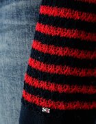Tommy Hilfiger пуловер дамски с памук червен WW0WW50992