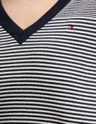Tommy Hilfiger пуловер дамски с памук тъмносин WW0WW40098