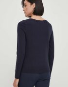 Tommy Hilfiger Пуловер дамски в тъмносиньо от лека материя WW0WW42050
