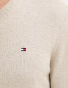 Tommy Hilfiger пуловер мъжки от памук бежов MW0MW14745
