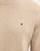 Tommy Hilfiger пуловер мъжки от памук бежов MW0MW42799