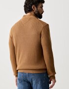 Tommy Hilfiger пуловер мъжки от памук кафяв MW0MW42916