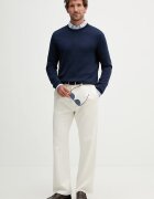Tommy Hilfiger пуловер мъжки от памук NEW YORK тъмносин MW0MW41820
