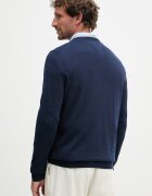 Tommy Hilfiger пуловер мъжки от памук NEW YORK тъмносин MW0MW41820