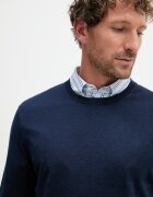 Tommy Hilfiger пуловер мъжки от памук NEW YORK тъмносин MW0MW41820