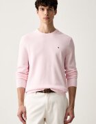 Tommy Hilfiger пуловер мъжки от памук розов MW0MW36347