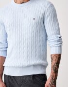 Tommy Hilfiger пуловер мъжки от памук син MW0MW33132