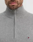 Tommy Hilfiger пуловер мъжки от памук сив MW0MW37331