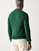 Tommy Hilfiger пуловер мъжки от памук зелен MW0MW41955