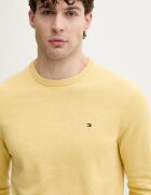 Tommy Hilfiger пуловер мъжки от памук жълт MW0MW39999