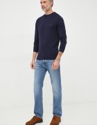 Tommy Hilfiger Пуловер с кашмир мъжки в тъмносиньо от лека материя