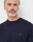 Tommy Hilfiger Пуловер с кашмир мъжки в тъмносиньо от лека материя