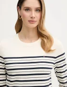 Tommy Hilfiger Пуловер в тъмносиньо от лека материя WW0WW44984