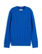 Tommy Hilfiger пуловер за деца от памук син KB0KB09753