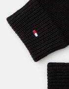 Tommy Hilfiger ръкавици мъжки с кашмир черни AM0AM12845