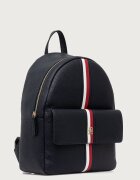 Tommy Hilfiger раница дамска от имитация на кожа тъмносиня AW0AW19335