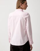 Tommy Hilfiger риза дамска от памук розова на райе WW0WW51155