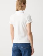 Tommy Hilfiger риза дамска от памук с еластан бяла WW0WW49922