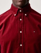 Tommy Hilfiger риза мъжка от джинс бордо MW0MW40486