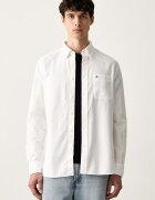 Tommy Hilfiger риза мъжка от памук бяла MW0MW43347
