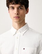 Tommy Hilfiger риза мъжка от памук бяла MW0MW43347