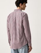 Tommy Hilfiger риза мъжка от памук червена на каре MW0MW43319