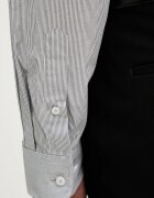Tommy Hilfiger риза мъжка от памук с еластан черна MW0MW42930