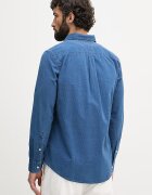 Tommy Hilfiger риза мъжка от памук синя MW0MW42417