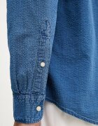 Tommy Hilfiger риза мъжка от памук синя MW0MW42417
