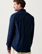 Tommy Hilfiger риза мъжка от памук тъмносиня MW0MW43747