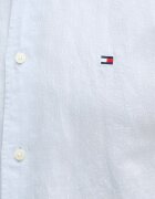 Tommy Hilfiger Риза мъжка с добавен лен синя MW0MW42453