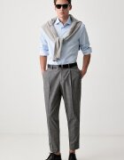 Tommy Hilfiger риза мъжка с памук синя MW0MW44710