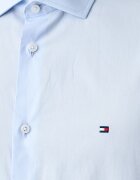 Tommy Hilfiger риза мъжка с памук синя MW0MW44710