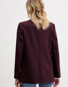 Tommy Hilfiger сако с едноредно закопчаване дамско с добавена вълна бордо WW0WW49589