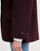 Tommy Hilfiger сако с едноредно закопчаване дамско с добавена вълна бордо WW0WW49589