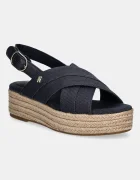 Tommy Hilfiger Сандали DENIM ESPADRILLE PLATFORM SANDAL