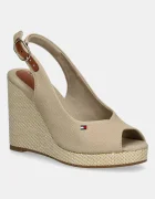 Tommy Hilfiger Сандали FLAG HIGH WEDGE ESPAD SLINGBACK