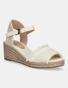 Tommy Hilfiger Сандали FRINGE CANVAS MEDIUM WEDGE