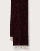 Tommy Hilfiger шал дамски от вълна бордо AW0AW19121