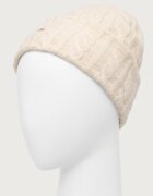 Tommy Hilfiger шапка beanie дамска от вълнена материя бежова AW0AW19111