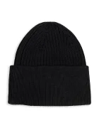 Tommy Hilfiger шапка beanie за деца от памук черна KA0KA00119