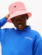 Tommy Hilfiger шапка идиотка за деца от памук розова KA0KA00041