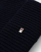 Tommy Hilfiger шапка мъжка от кашмир тъмносиня AM0AM14535