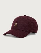 Tommy Hilfiger шапка с козирка дамска бордо AW0AW19096