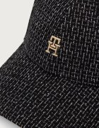 Tommy Hilfiger шапка с козирка дамска черна AW0AW19096