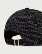 Tommy Hilfiger шапка с козирка дамска черна AW0AW19096