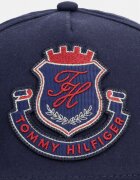 Tommy Hilfiger шапка с козирка мъжка от памук тъмносиня AM0AM14104