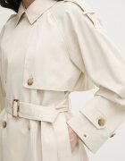 Tommy Hilfiger Шлифер дамски памучен бежов WW0WW50627