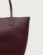 Tommy Hilfiger шопинг чанта дамска от имитация на кожа бордо AW0AW19004